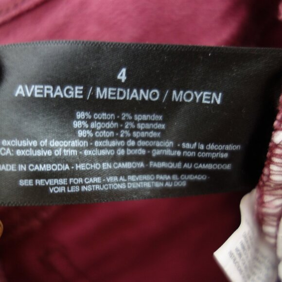 Gloria Vanderbilt Women's Amanda Capri Jeans Mauve Pink W28-29 NWT! - Picture 13 of 14